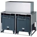 DROLBIN/40-62 (25) Reservebehälter mit Wagen 2x 108 kg, Scherbeneis